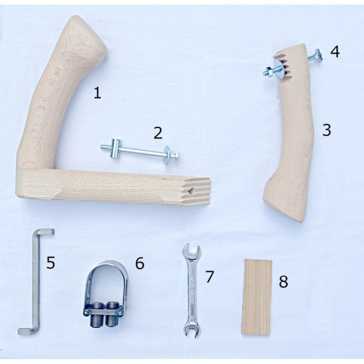 Kosisko ergonomické jaseňové nastaviteľné